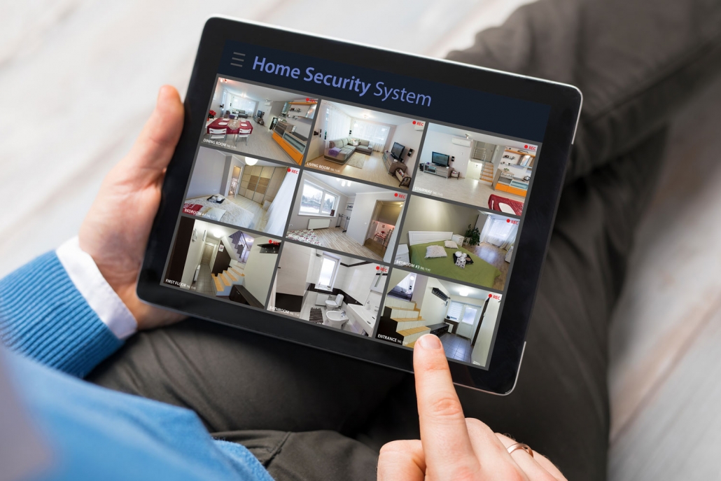 Smart home app for CCTV and security certification