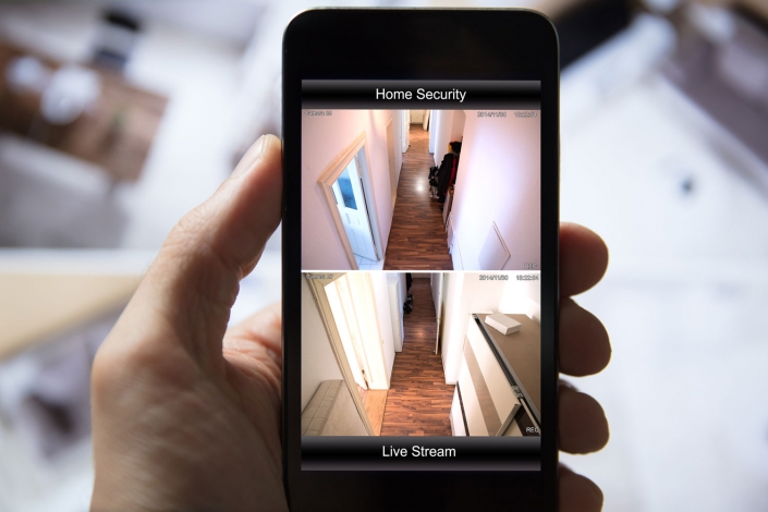 Smart phone CCTV app for access control security