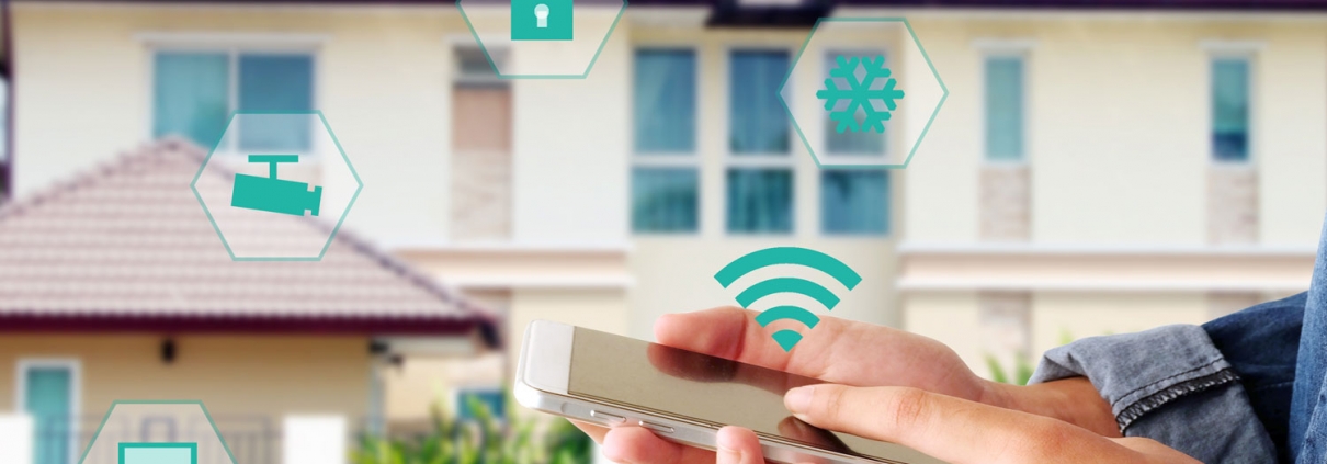 Smart Home Technology Solutions house image - home security installation representation