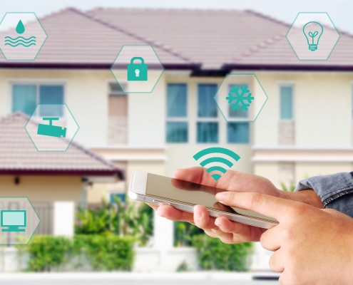 Smart Home Technology Solutions house image - home security installation representation